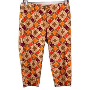 Loudmouth Funky Retro Circle Pattern Chinos | Bold Golf Activewear Size 10